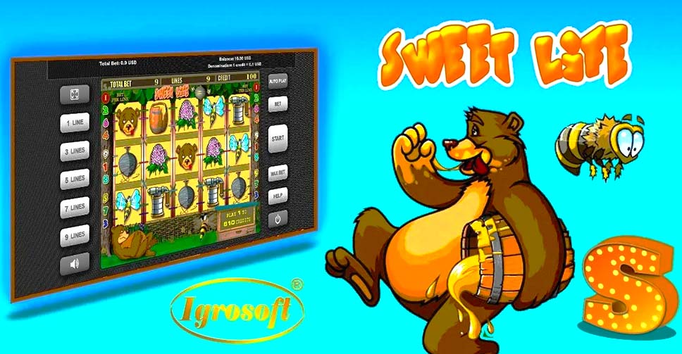 Игровой автомат Sweet Life от Igrosoft
